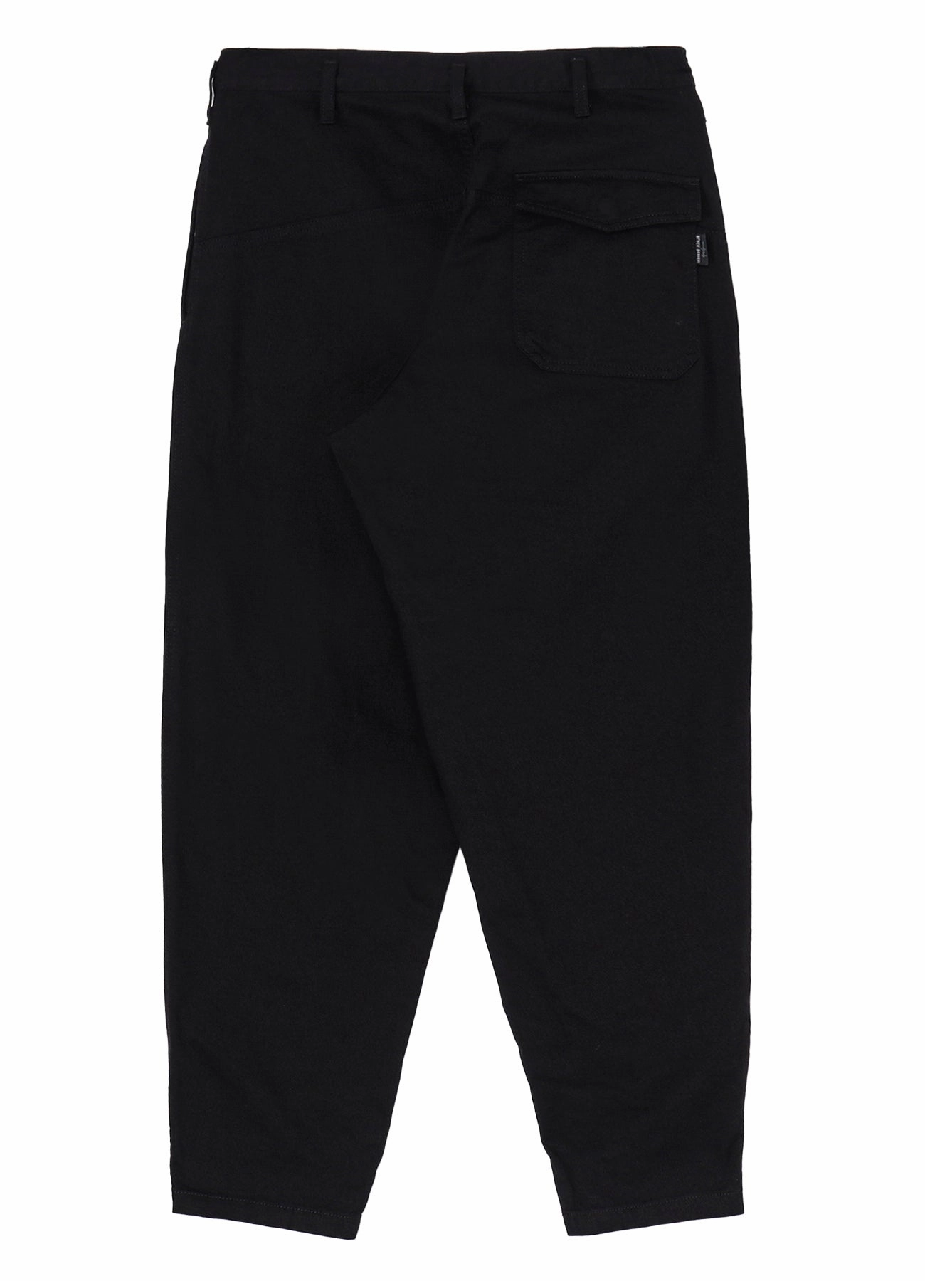 Eco Friendly Dye Core Stretch BLACK SCANDAL KATSURAGI NO TUCK W WORK PANTS