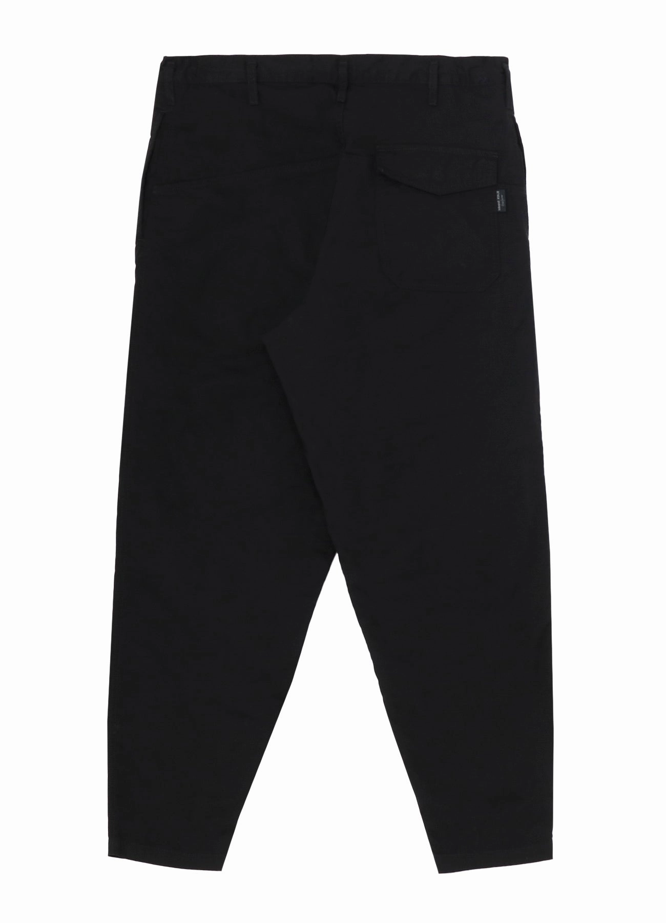 BLACK SCANDAL OXFORD NO-TUCK WAIST STRING WORK PANTS Airy Feel No Gap Waist Construction
