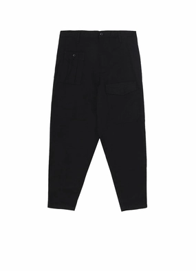 BLACK SCANDAL OXFORD NO-TUCK WAIST STRING WORK PANTS Smart Fit