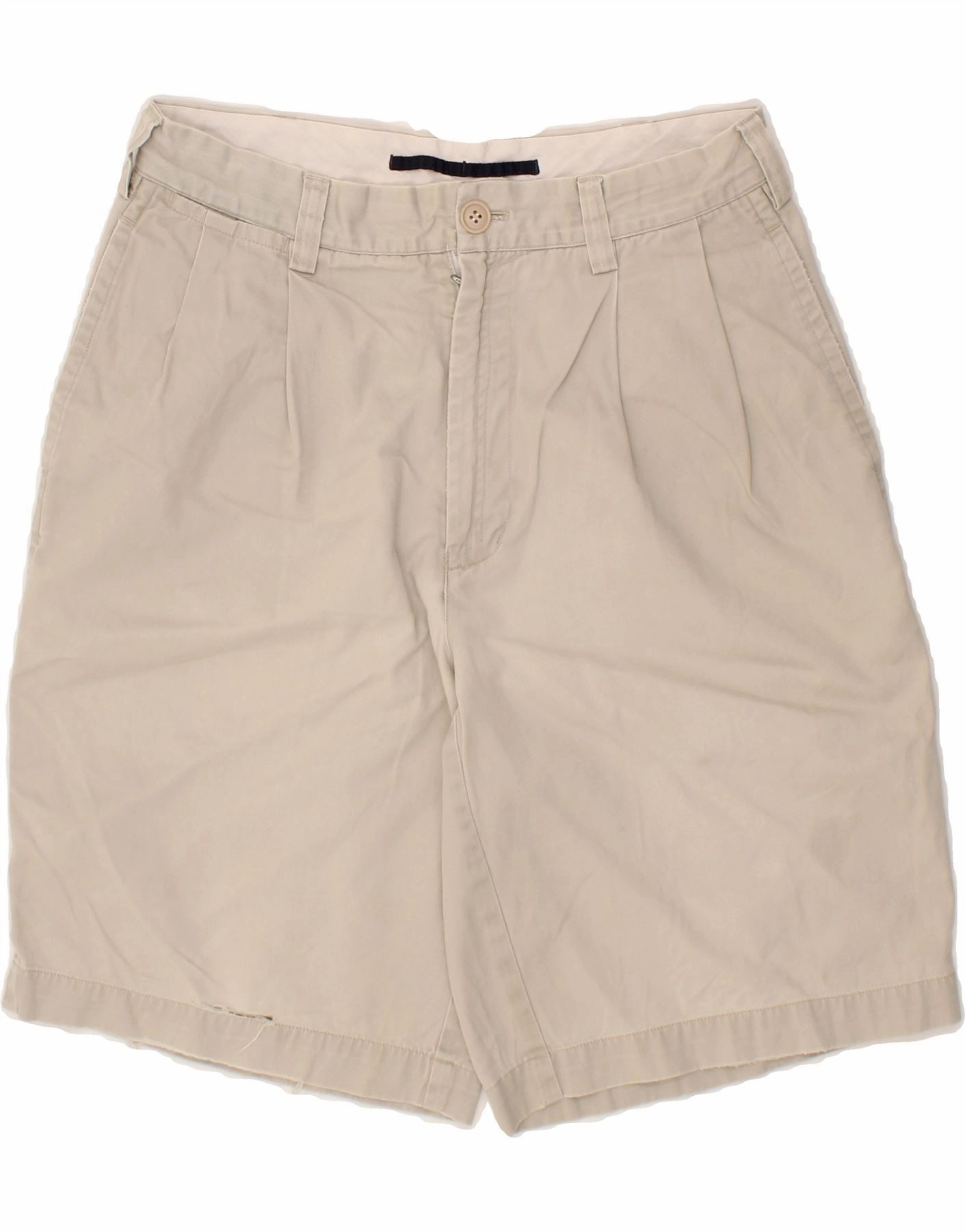 Move Easy AbrasionResistant NAUTICA Mens Pegged Chino Shorts W32 Medium Beige Cotton