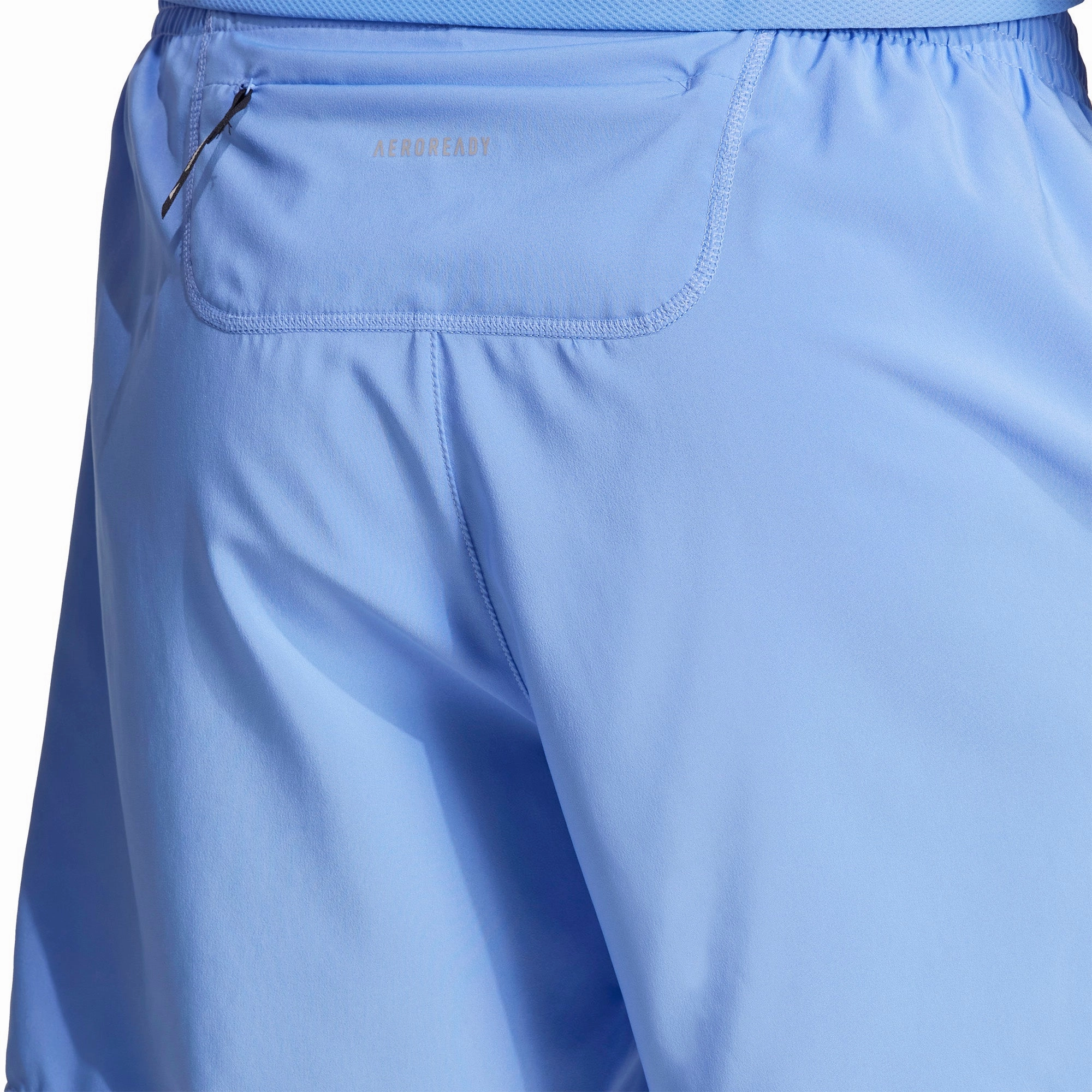 adidas Own The Run 5 Inch Mens Running Shorts - Blue Travel Wear