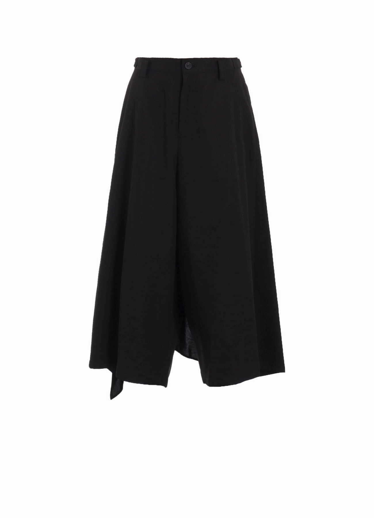 COTTON TWILL BACKSIDE DRAPED D PANTS Anti Slip Waistband