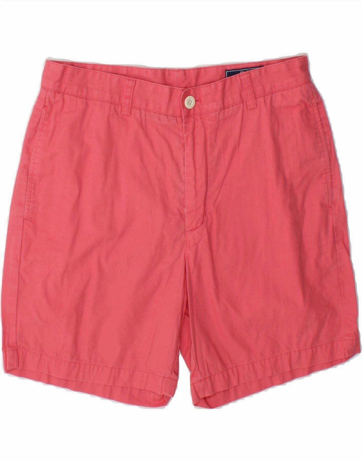Breathable Side Vents VINEYARD VINES Mens Chino Shorts W32 Medium Pink Cotton