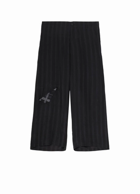 Stretch Comfort Hypoallergenic fabric ??PIECE UNIQUE/AOYAMA??ST PATTERN CUT-OUT DETAIL PANTS