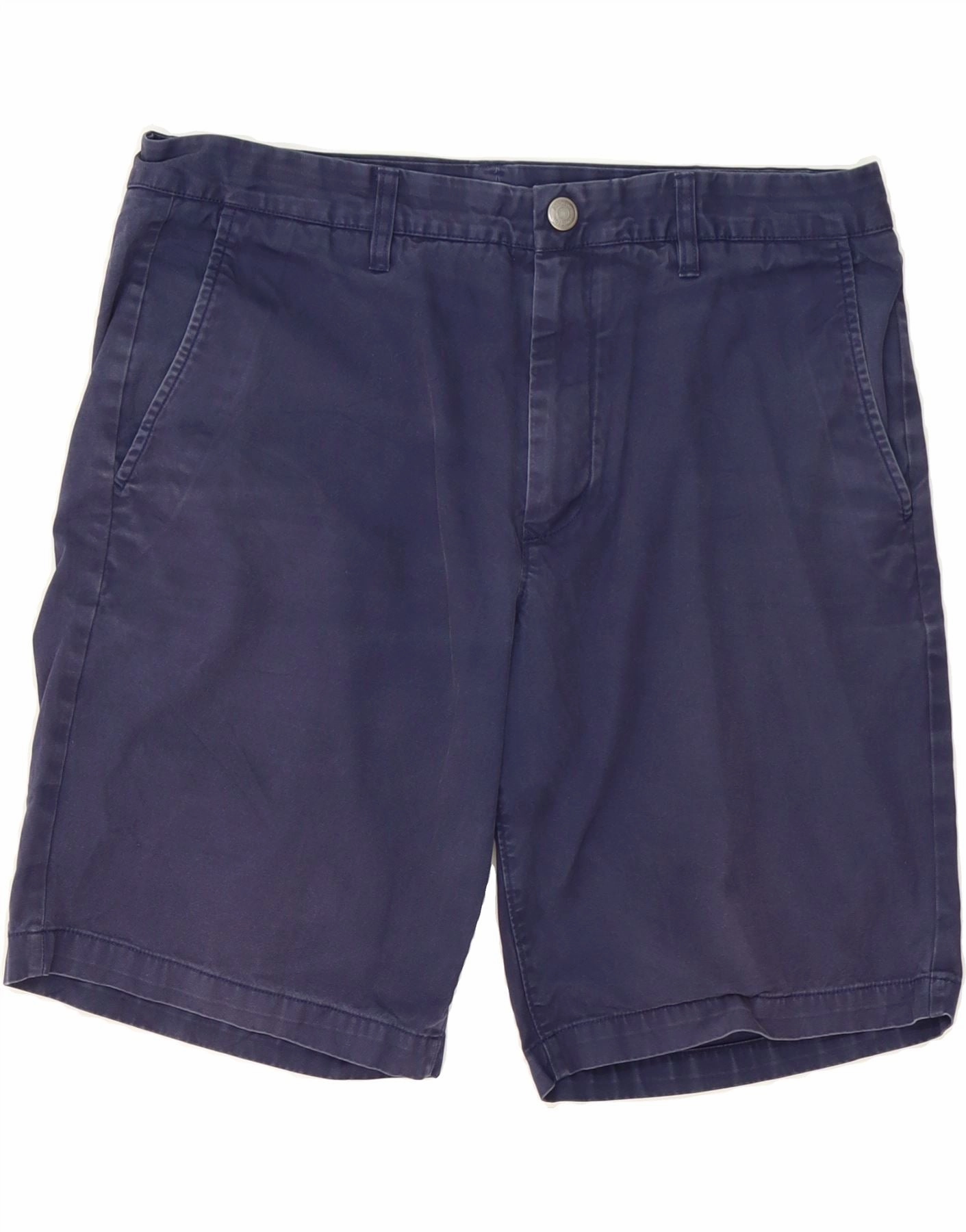 Retroreflective Accents BONOBOS Mens Chino Shorts W35 Large  Navy Blue Cotton