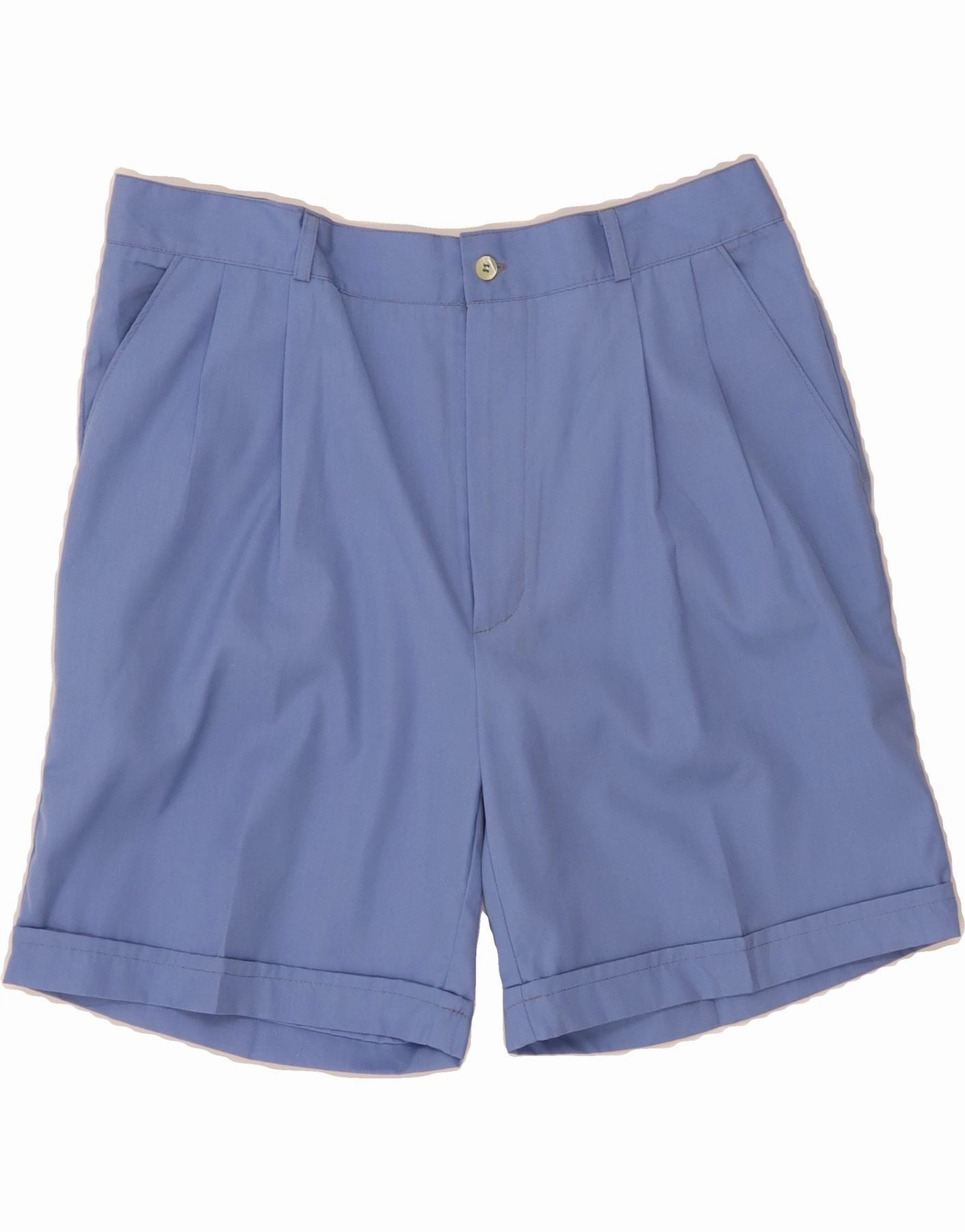 WEST STORY Mens Pegged Chino Shorts W34 Large Blue agriculture industry Wide Leg Opening