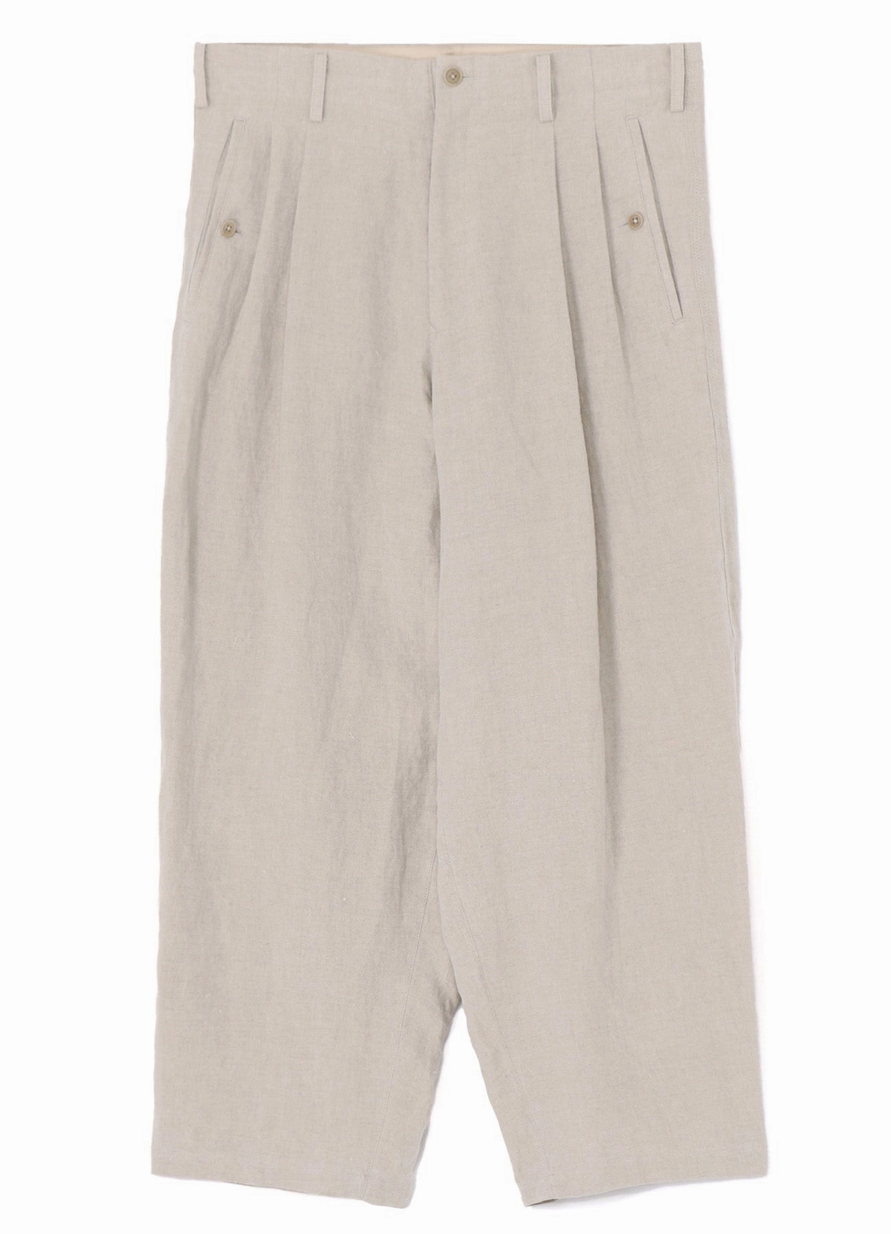 40 LINEN TRIPLE STITCH PANTS Cozy and Relaxed MultiPocket