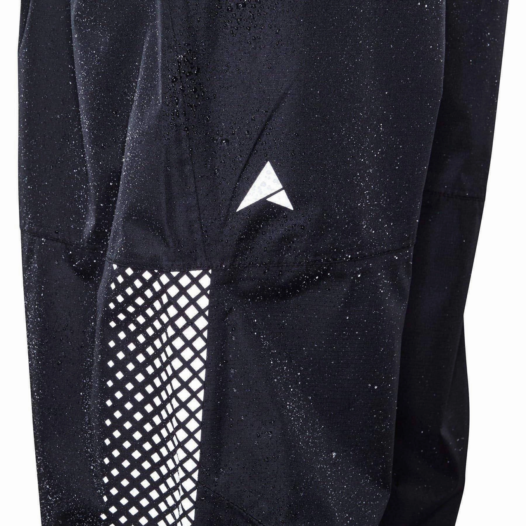 Flattering Fit Light Fabric Altura Nightvision Waterproof Womens Cycling Over Trousers - Black