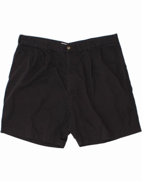 Stretchy Waist DOCKERS Mens Chino Shorts W42 2XL Black Cotton