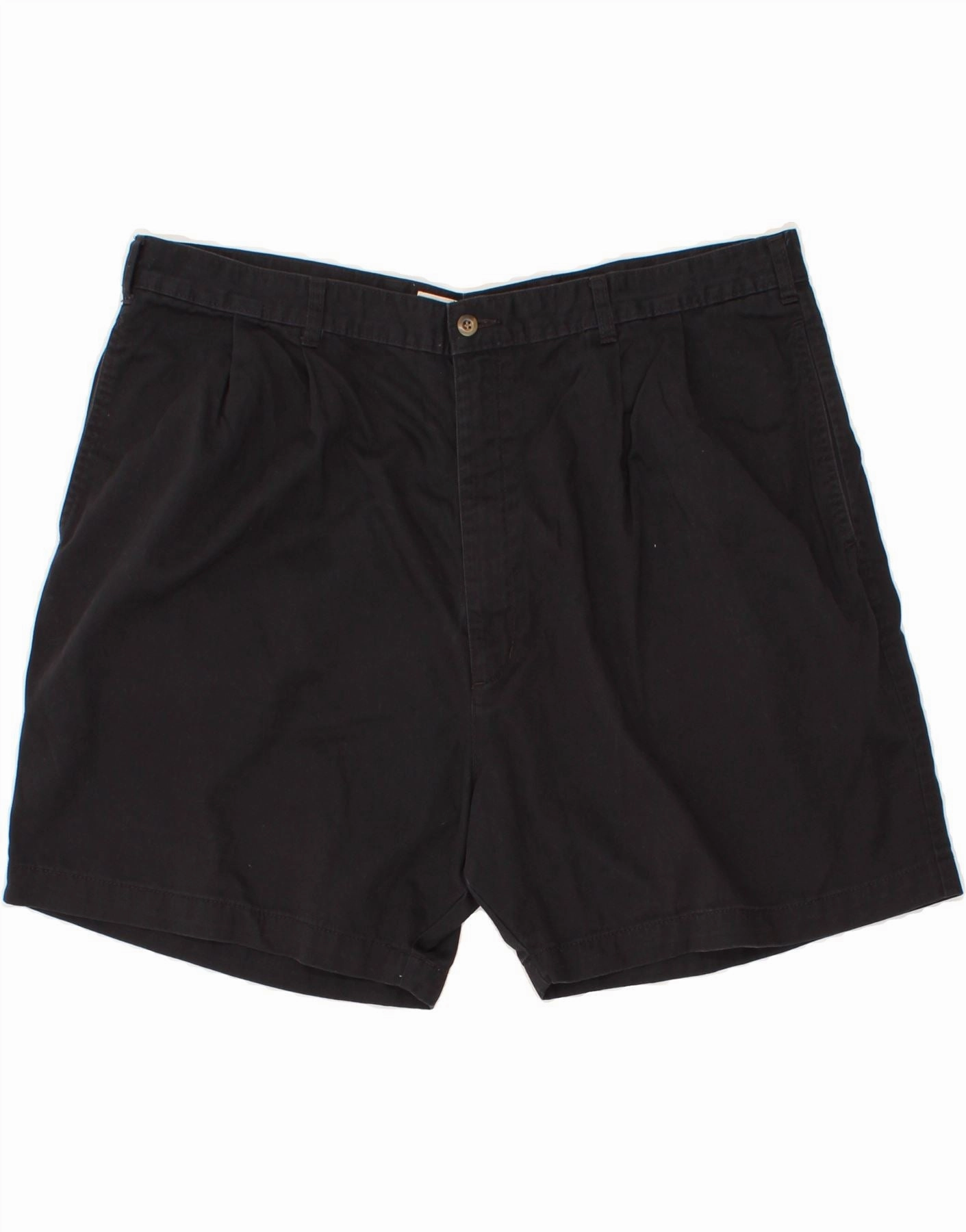 Stretchy Waist DOCKERS Mens Chino Shorts W42 2XL Black Cotton