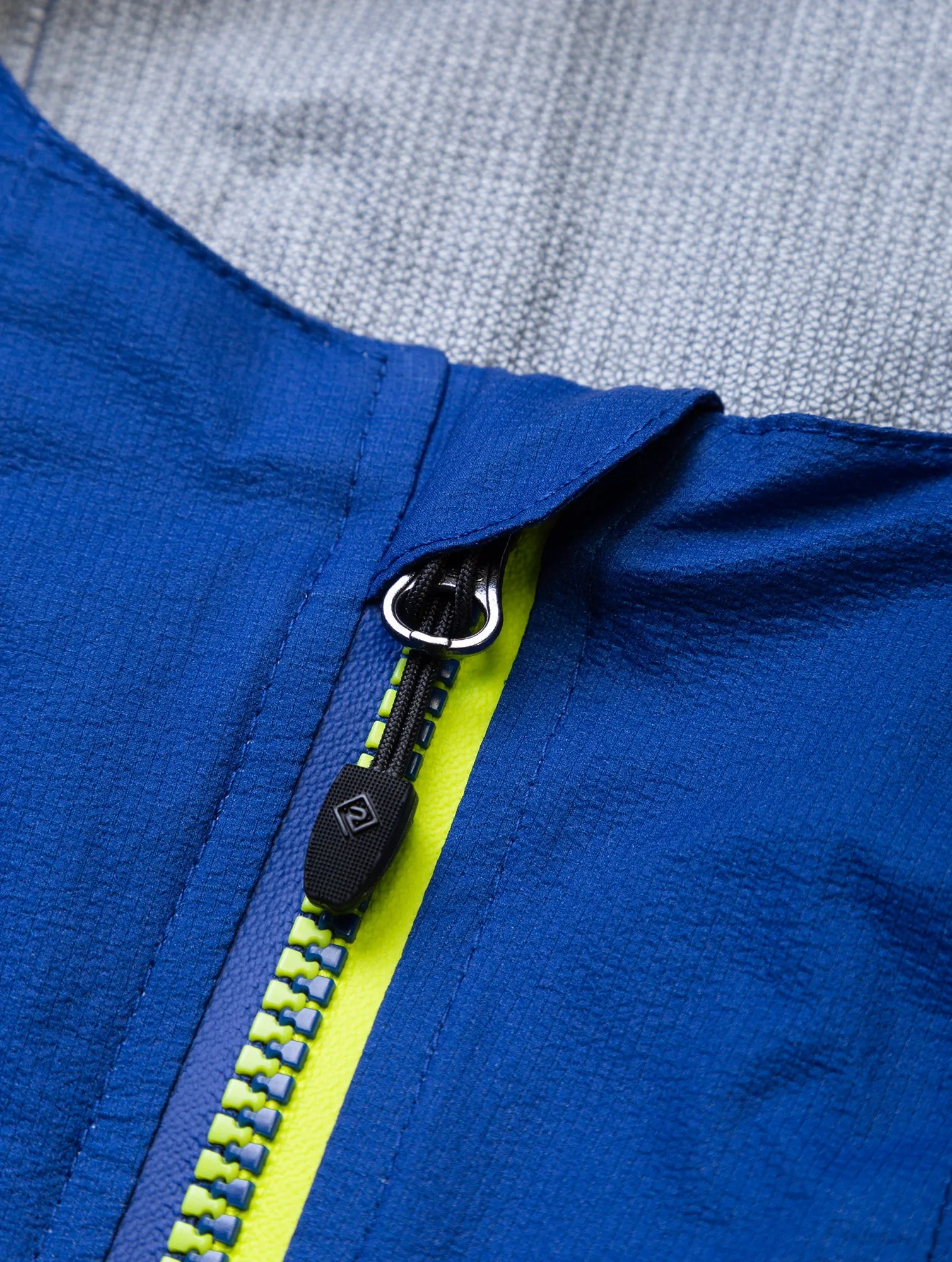 Barrier Seam Construction second - hand Ronhill Tech Fortify Waterproof Mens Running Jacket - Blue