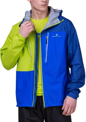 Urban Gear Ronhill Tech Fortify Waterproof Mens Running Jacket - Blue