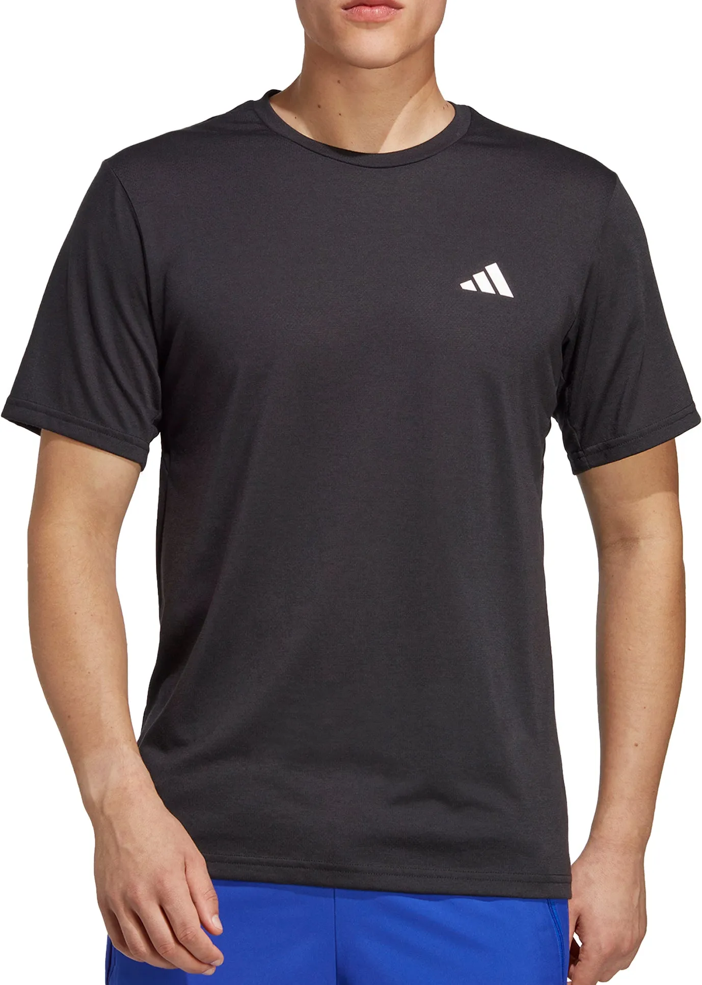 adidas Train Essentials Comfort Short Sleeve Mens Training Top - Black Beach Wear Long sleeved warmth