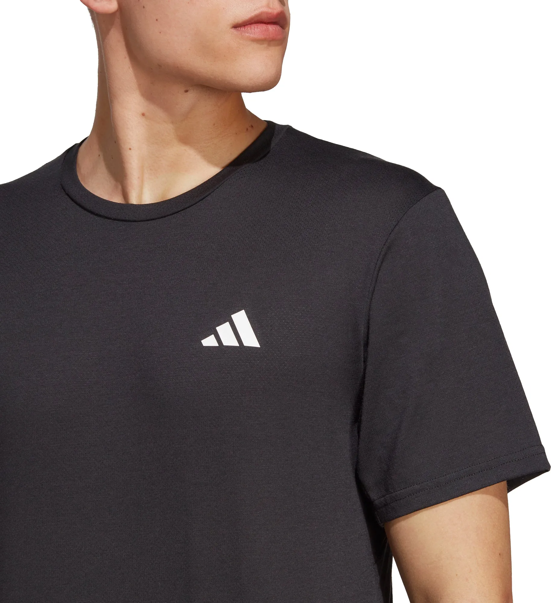 adidas Train Essentials Comfort Short Sleeve Mens Training Top - Black Simple Yet Elegant High-End Quality