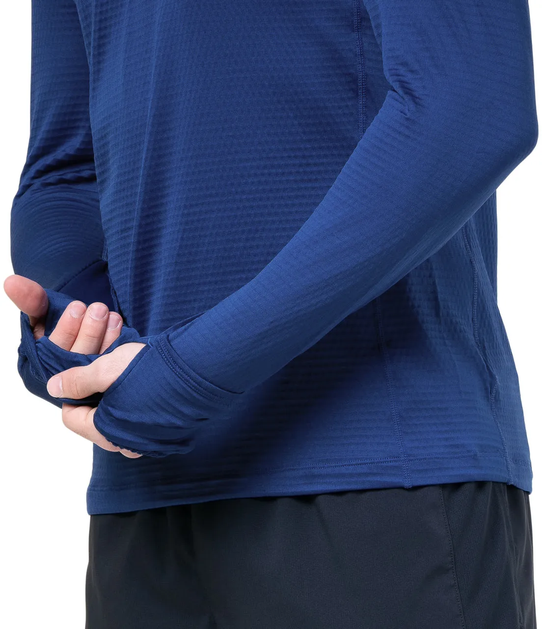 Ronhill Tech Winter Half Zip Long Sleeve Mens Running Top - Blue Summer Wardrobe