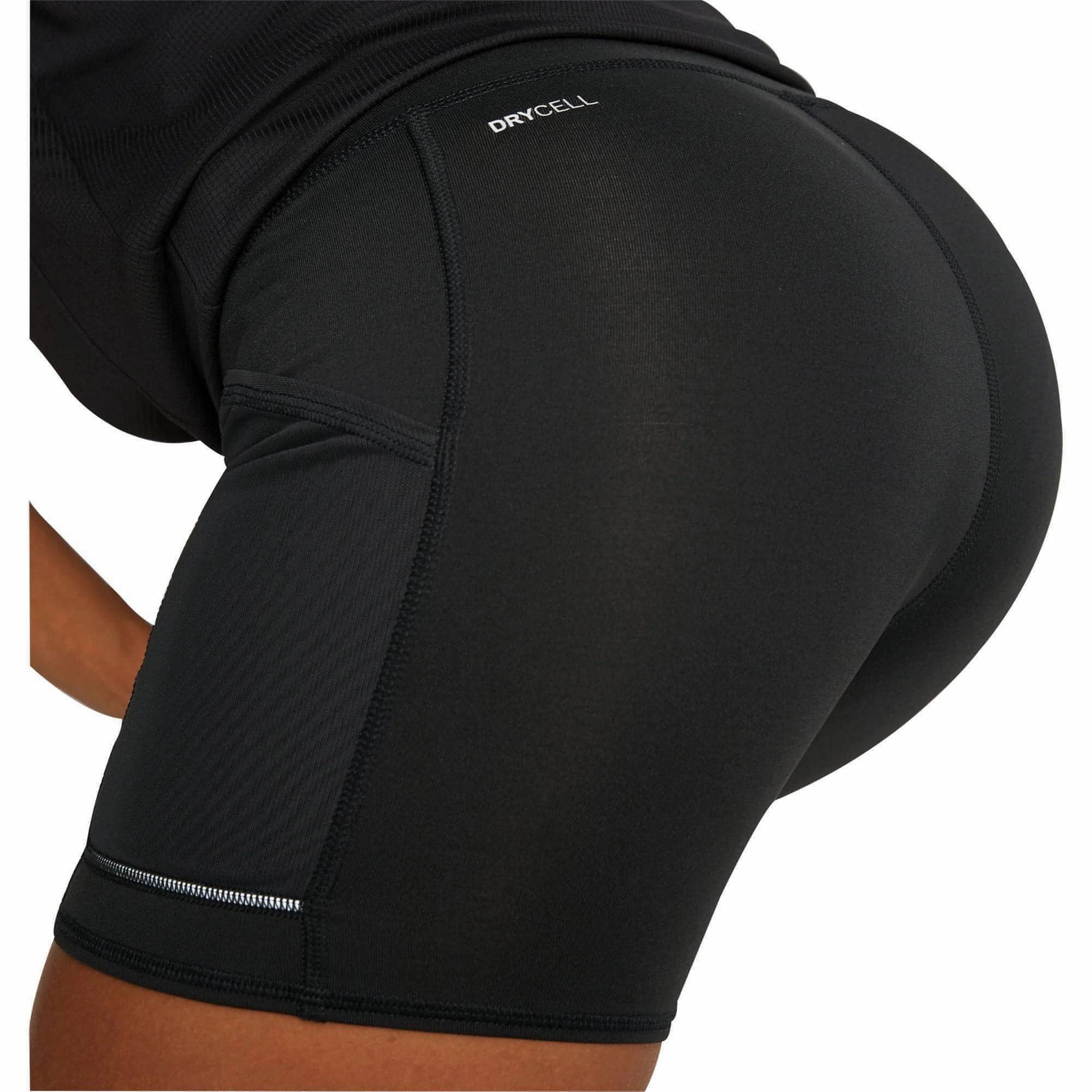 Breeze Feel Dance Studio Mesh Panel Puma Run Favourite Womens Short Running Tights - Black