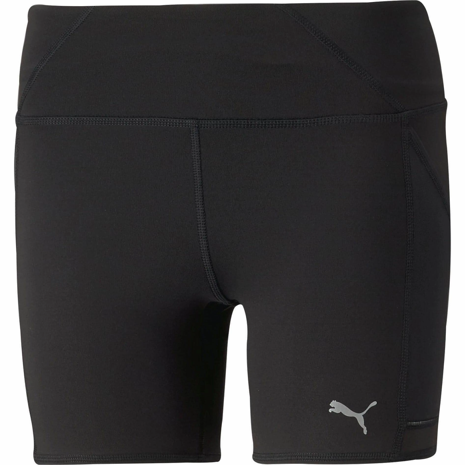 Puma Run Favourite Womens Short Running Tights - Black Comfort Seeker Four Way All Ages Stretch Fit