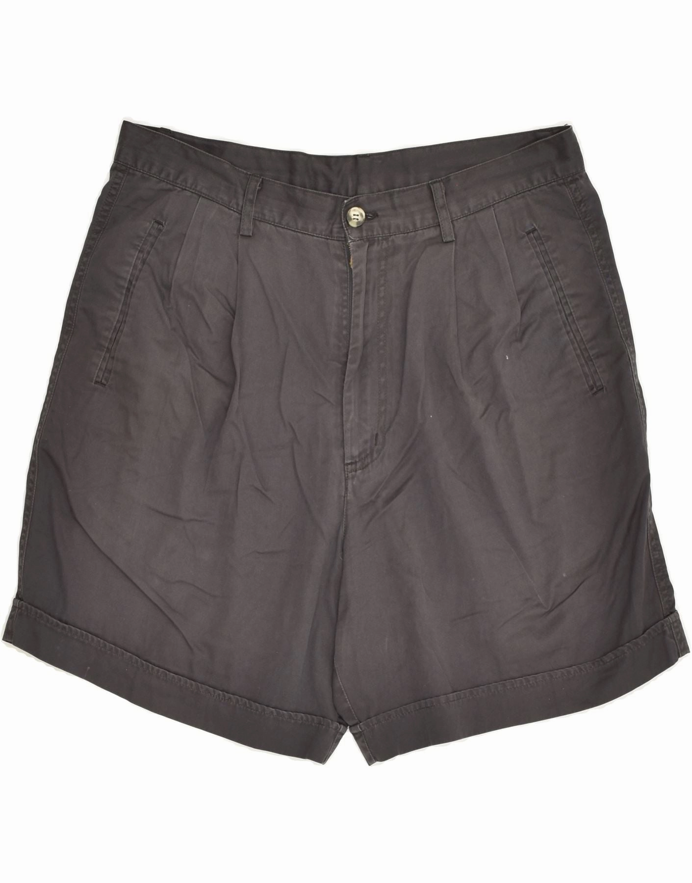 Contoured Articulation Father's Day gift RIFLE Mens Casual Shorts W36 Large Grey Cotton