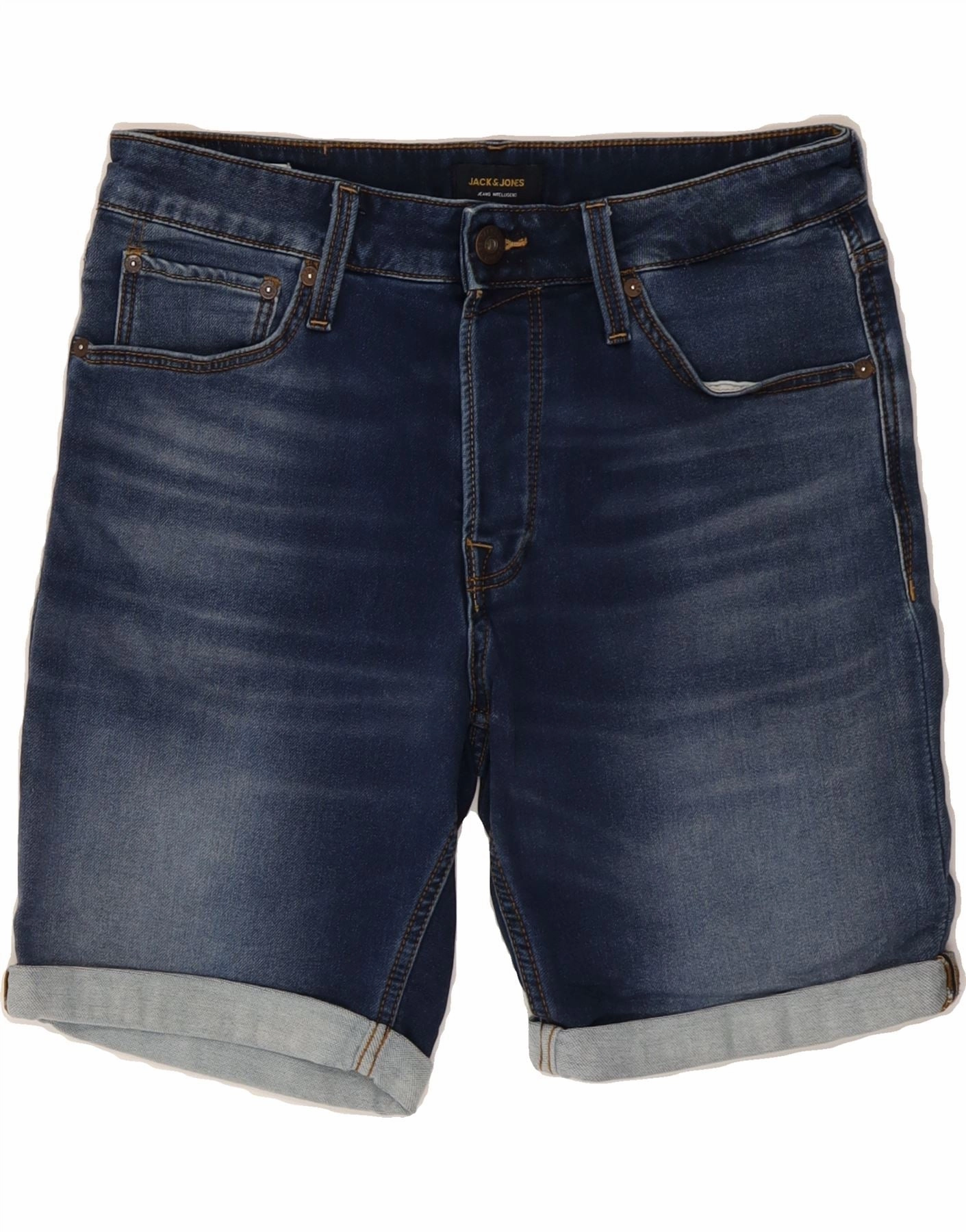 Anti Static Material JACK & JONES Mens Denim Shorts Medium W32  Blue