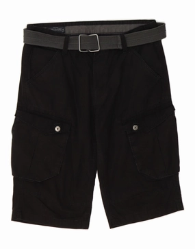Stretchable Fit Compact Storage Feature CLOCK HOUSE Mens Cargo Shorts W33 Medium Black