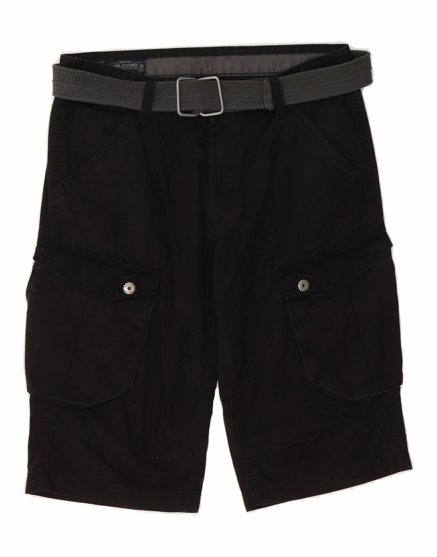 Stretchable Fit Compact Storage Feature CLOCK HOUSE Mens Cargo Shorts W33 Medium Black