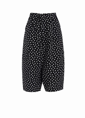 COTTON RIPPLE DOT PRINT PENGUIN PANTS Ultra Soft Texture