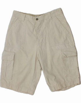 Comfortable fit Light Weight DOCKERS Mens Cargo Shorts W30 Medium White Striped Cotton