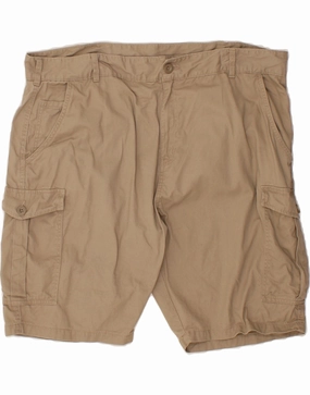 Chill Comfort Fit Stretchable Material MOUNTAIN WAREHOUSE Mens Cargo Shorts W42 2XL Beige Cotton