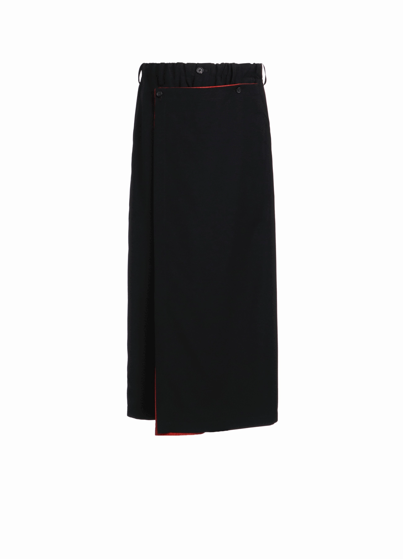 GABARDINE   MURAL LACE FADED FLOCKY LINEN CLOTH WRAP PANTS No Wrinkle Soft Performance