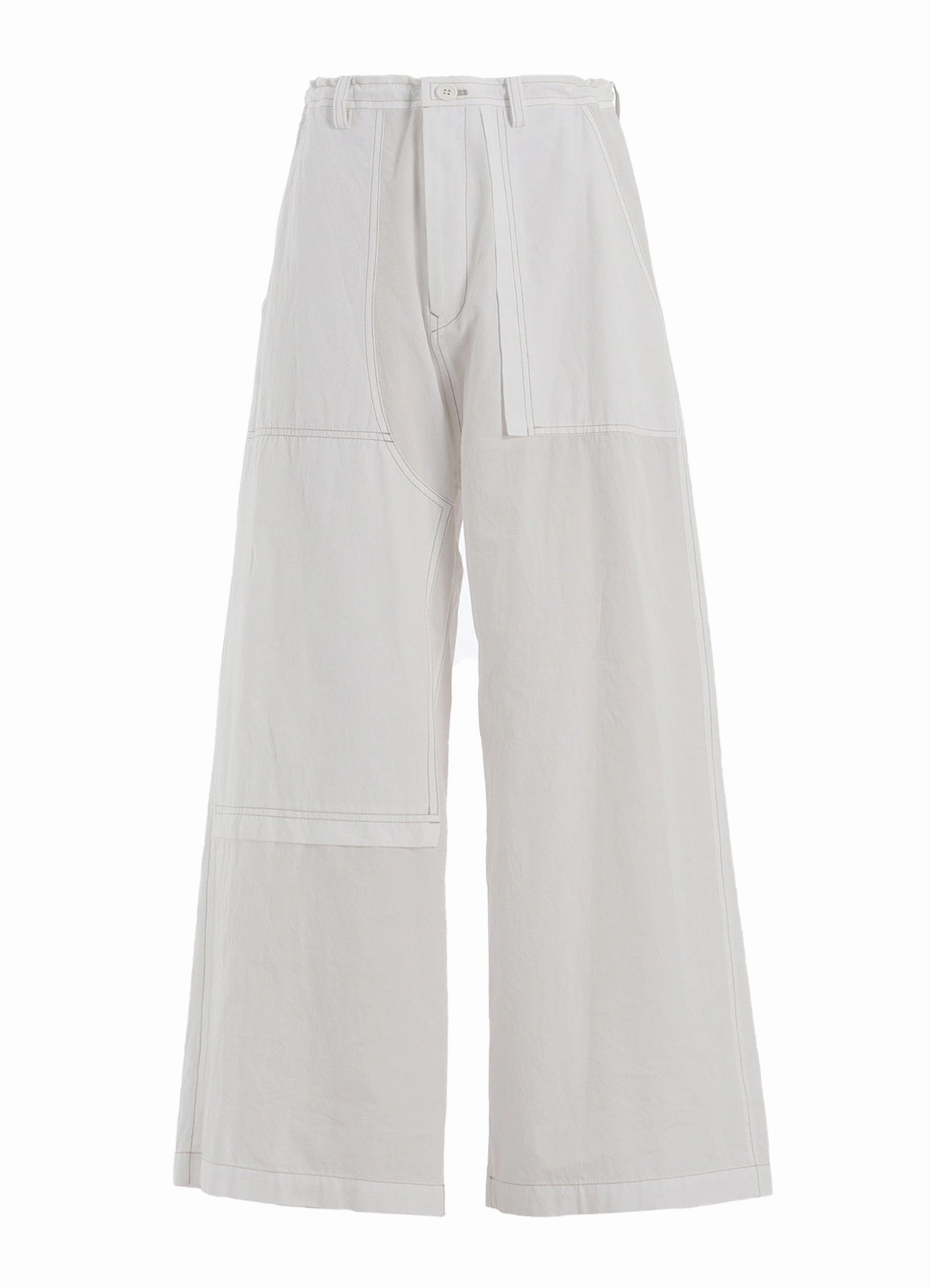 Wear Resistant Fabric COTTON LINEN DUMP STRAIGHT PANTS