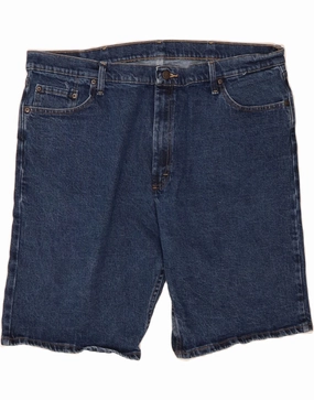 Thermoregulating Fabric Modern Cut WRANGLER Mens Denim Shorts W42 2XL Blue Cotton