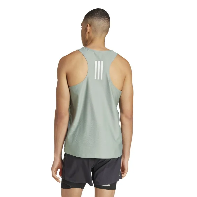 Adidas Mens Own The Run Tank Modern Outfit Active Lifestyle