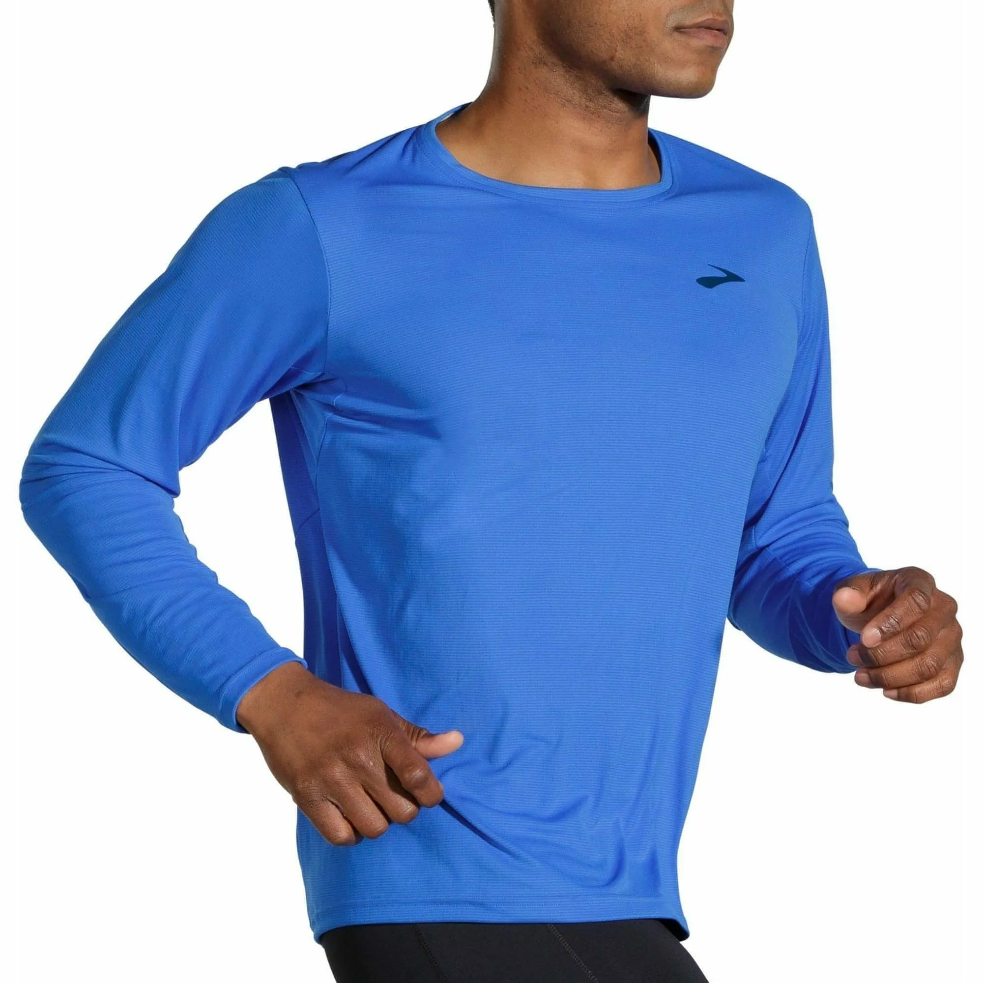 Brooks Atmosphere Long Sleeve Mens Running Top - Blue Fresh Style Trend