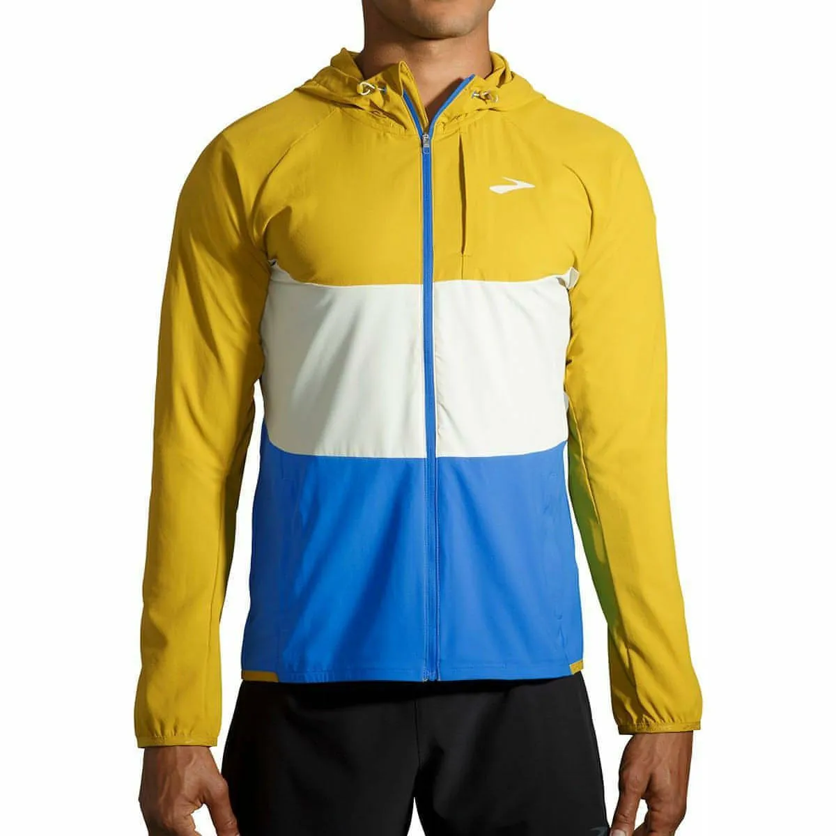 Brooks Canopy Mens Running Jacket - Yellow sunglasses