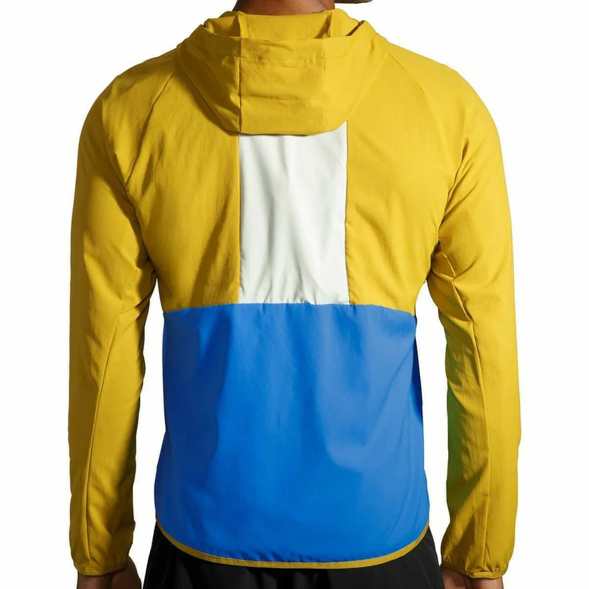 Christmas Brooks Canopy Mens Running Jacket - Yellow