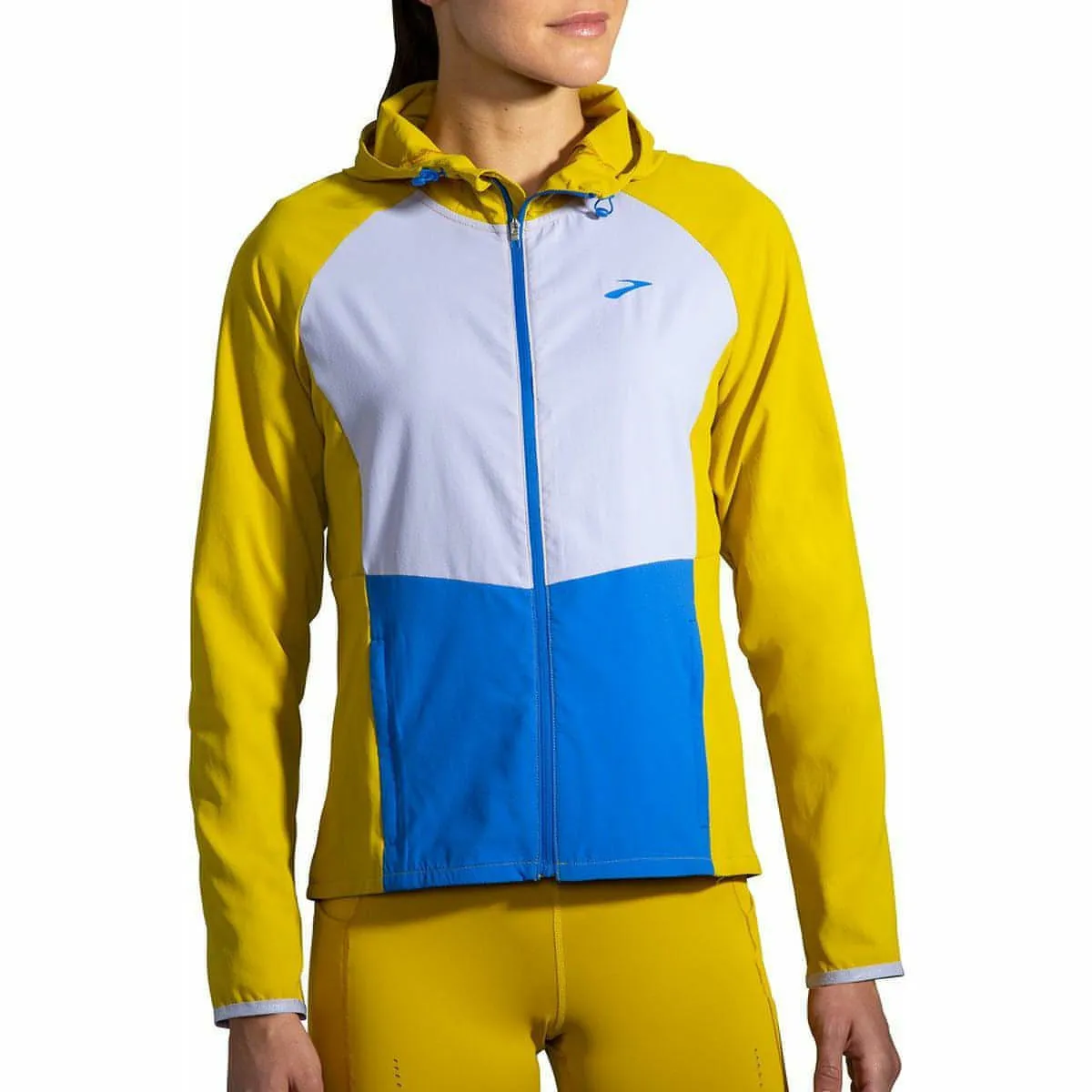 Soap Brooks Canopy Womens Running Jacket - Yellow