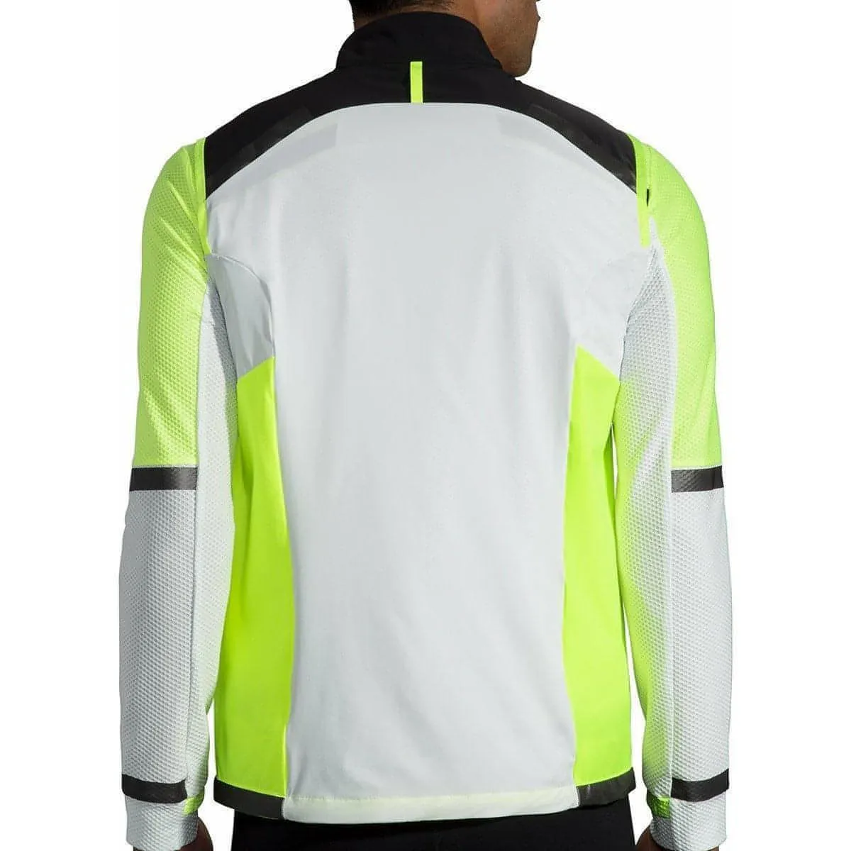 Brooks Carbonite Mens Running Gilet - Grey Non Restrictive Silhouette Functional Layer