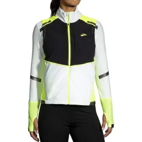 Brooks Carbonite Womens Running Gilet - Grey Relaxed Motion