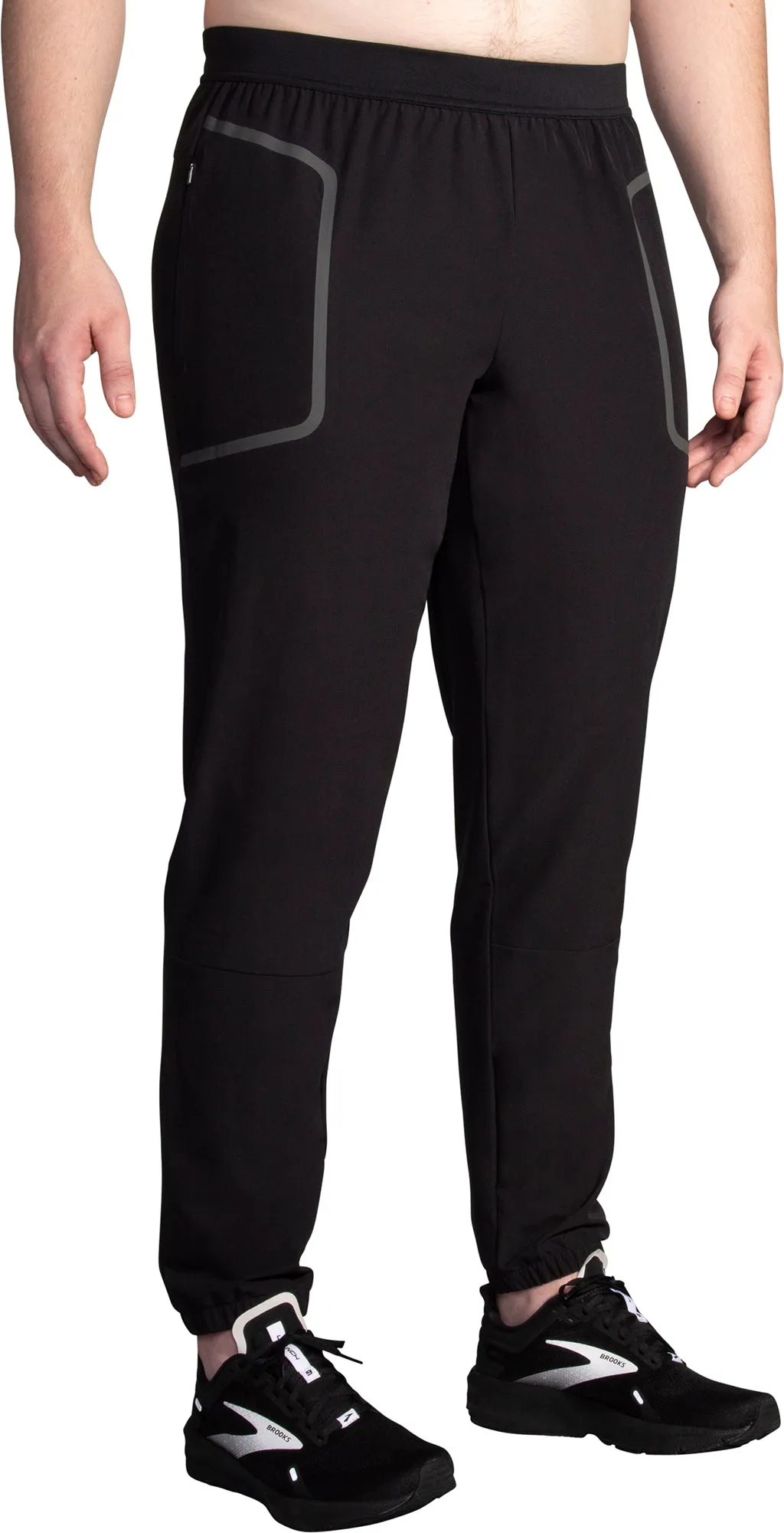 Brooks Run Within Mens Training Joggers - Black ElasticWaistband
