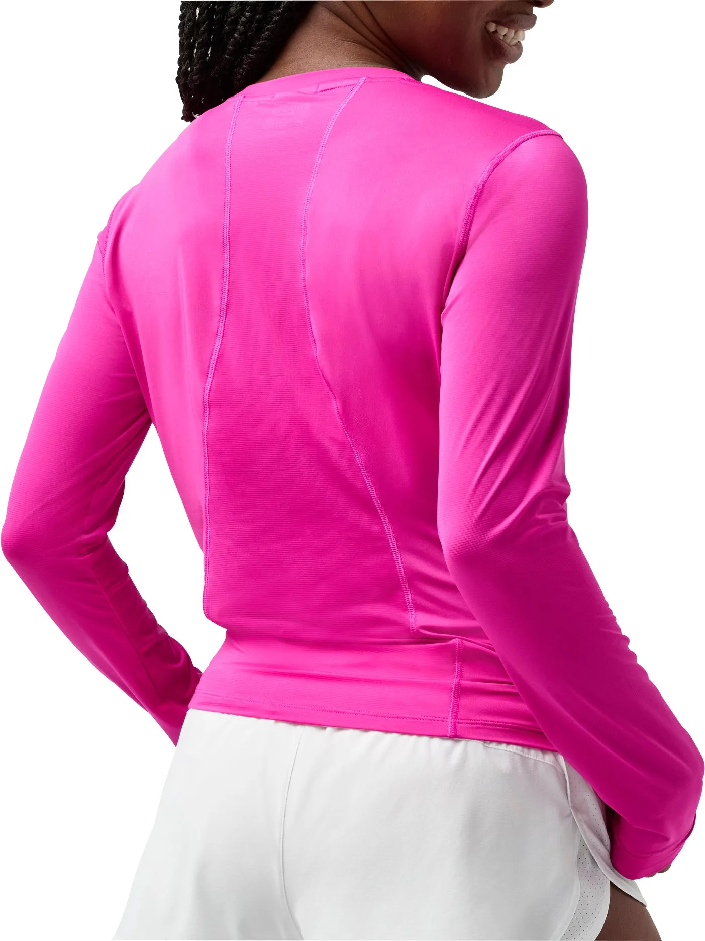 Chilly Layer Brooks Sprint Free 3.0 Long Sleeve Womens Running Top - Pink