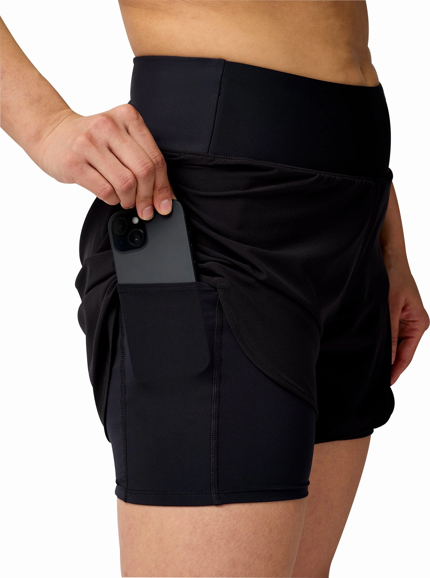 Brooks 5 Inch Chaser 2 In 1 Womens Running Shorts - Black Performance Wear Performance Flex