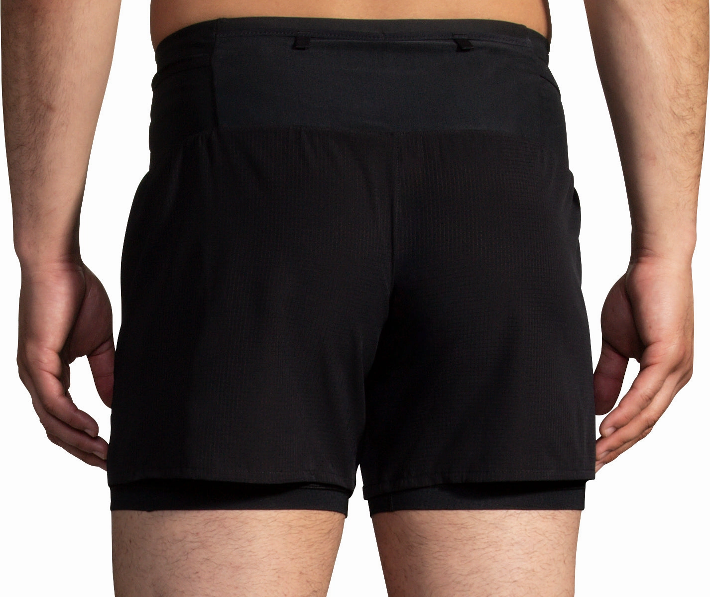 Formal Occasion Brooks 5 Inch High Point 2.0 2 In 1 Mens Running Shorts - Black