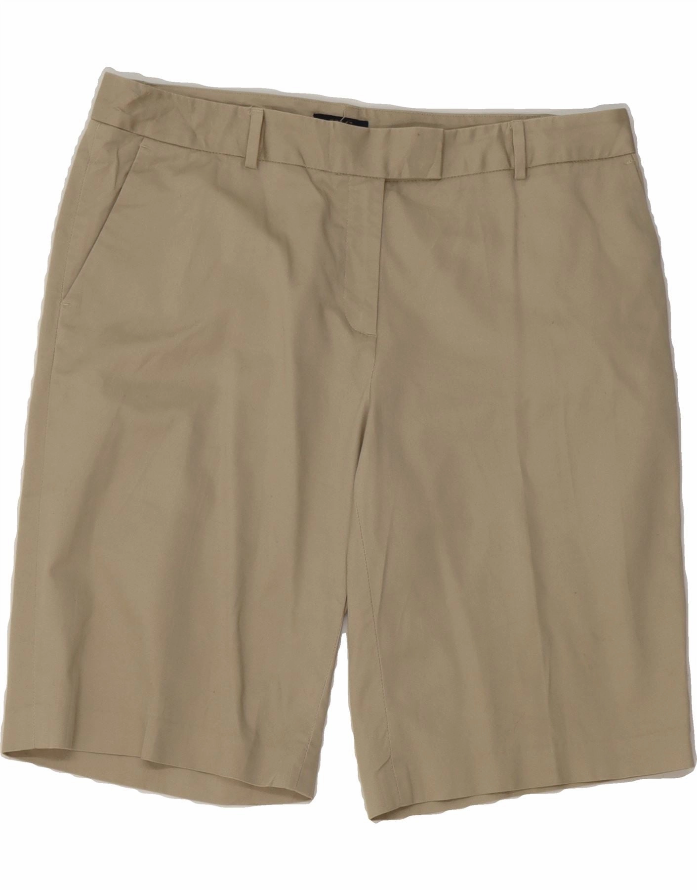 BROOKS BROTHERS Mens 346 Chino Shorts US 12 Large W35  Beige Cotton Pajamas Flexibility Built-In