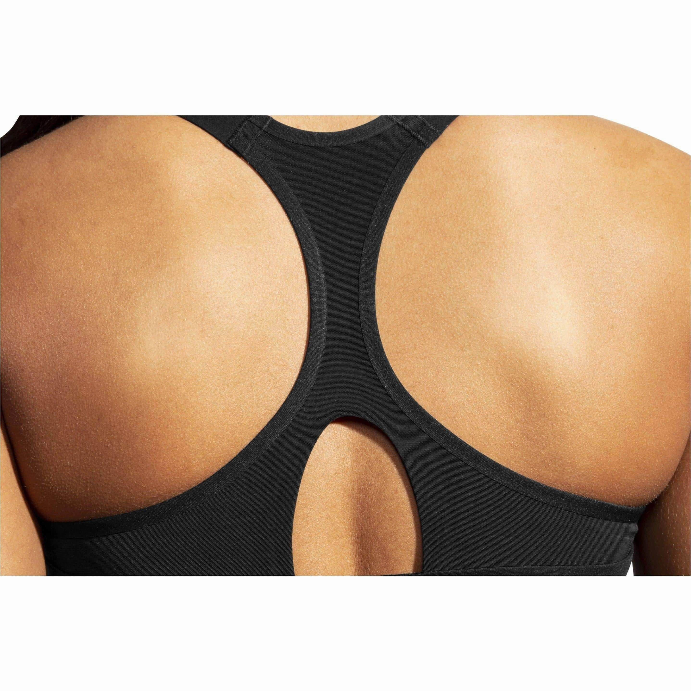 Brooks Dare Racerback Womens Sports Bra - Black Comfortable seams