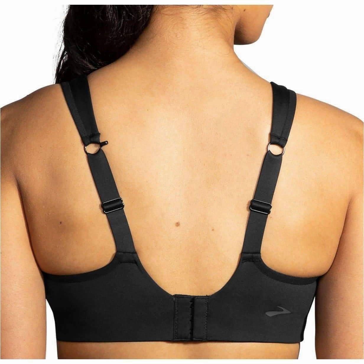 Brooks Drive Convertible Run Womens Sports Bra - Black Strength training