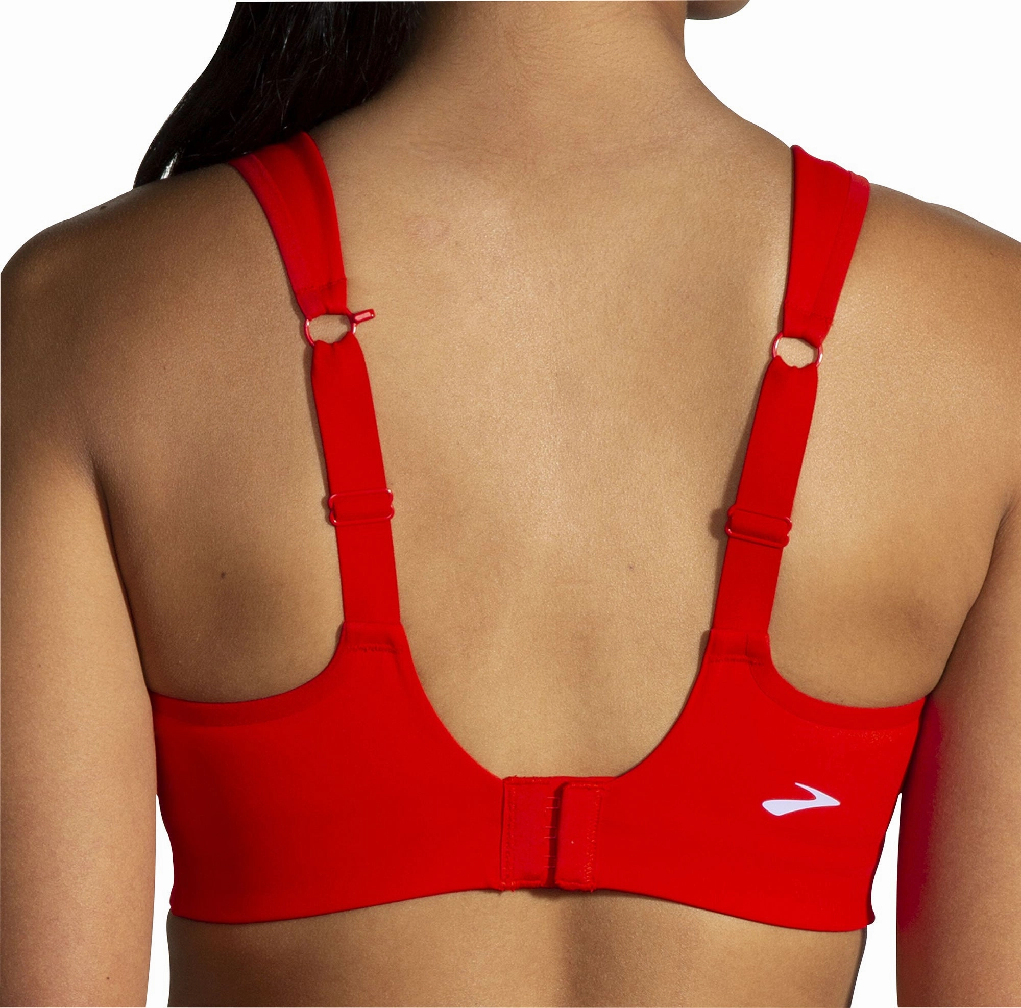 Thick Straps Matching Set Brooks Drive Convertible Run Womens Sports Bra - Red