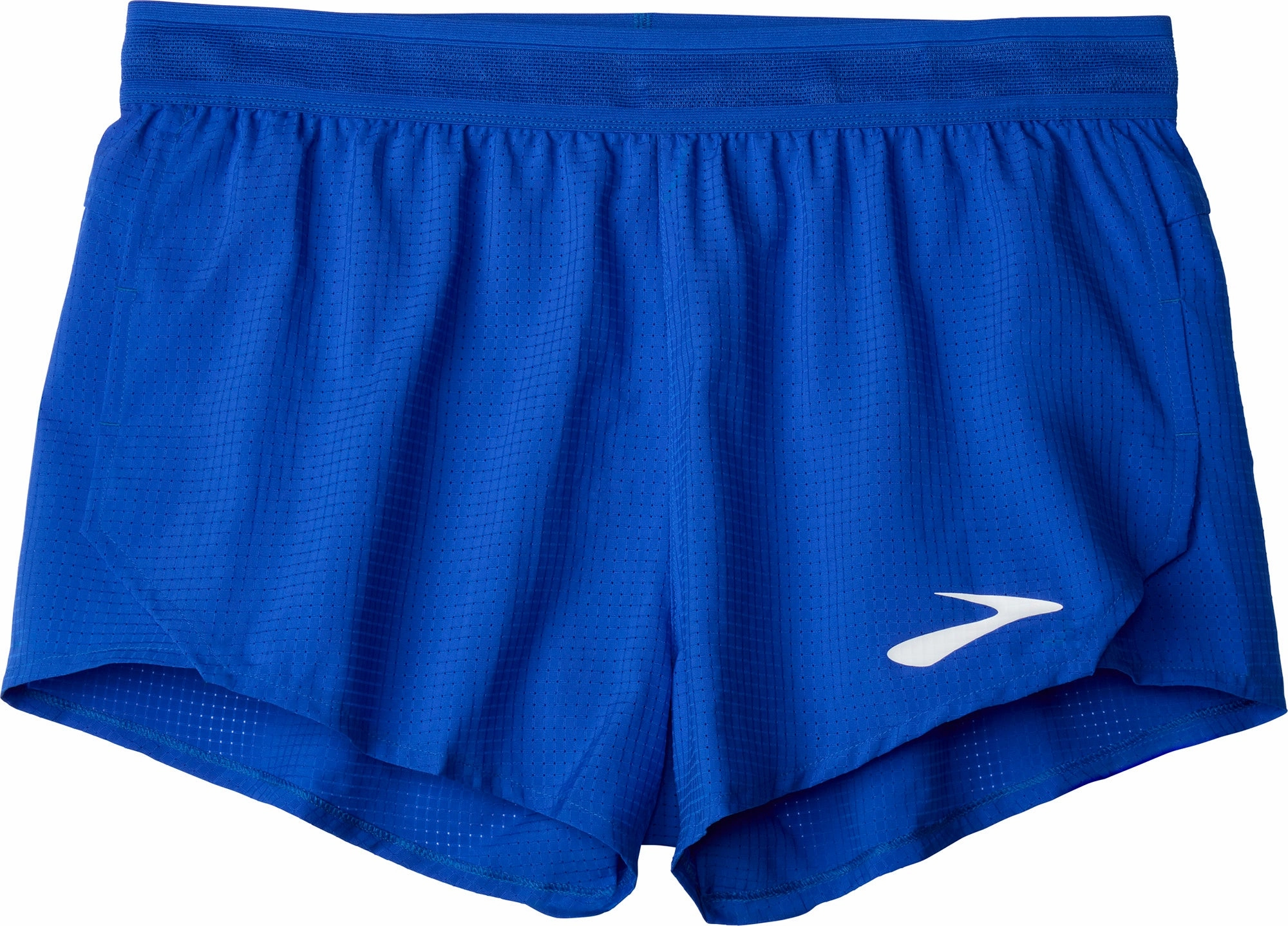 Travel Style Anti-bacterial Brooks Elite 2 Inch Split Womens Running Shorts - Blue