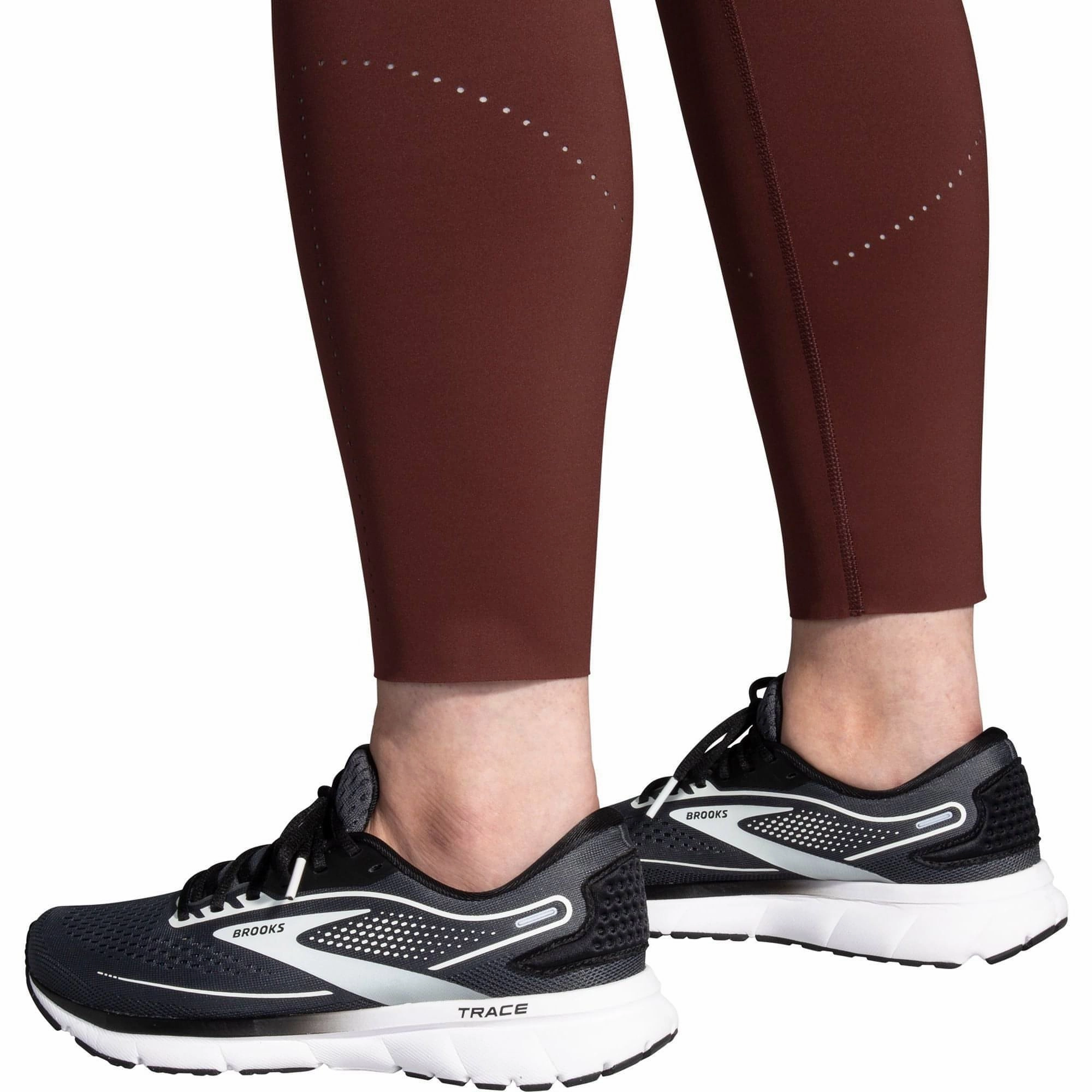 Brooks Method Womens 7/8 Running Tights - Red Active Lifestyle Four Way Comfortable Feel