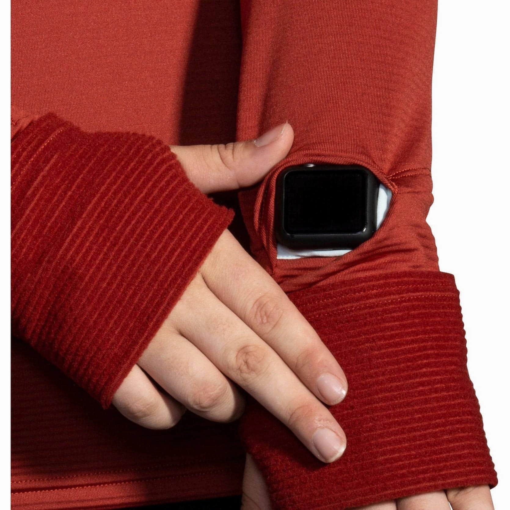 Brooks Notch Thermal 2.0 Womens Running Hoody - Red Echidna like