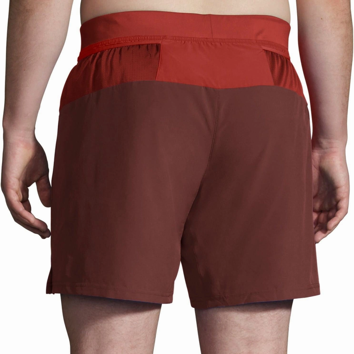 Brooks Sherpa 7 Inch 2 in 1 Mens Running Shorts - Red Durable Quality